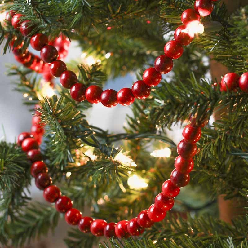 Christmas Decoration Wooden Beads Accessories