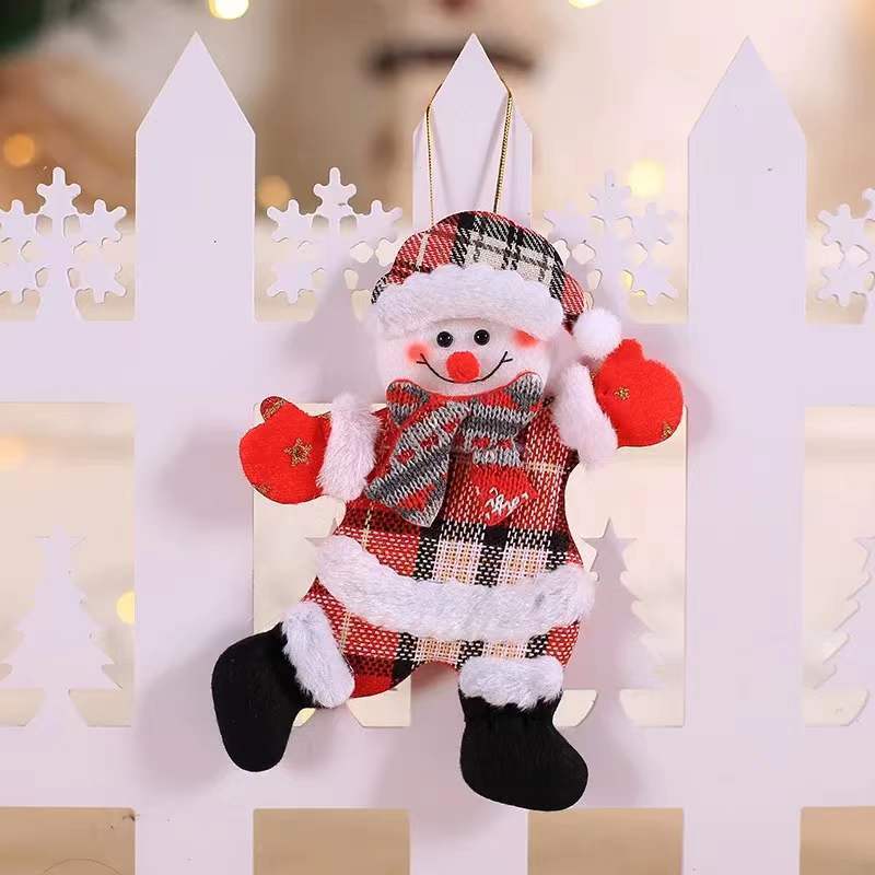 Christmas Tree Accessories Fabric Little Doll Pendant