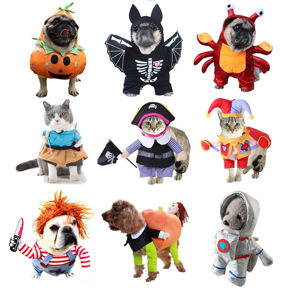 Hilarious Halloween & Christmas Dog Costumes - Fun Cosplay Outfits for Pets!