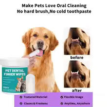Pet Cleaning Finger Wipes