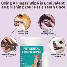 Pet Cleaning Finger Wipes